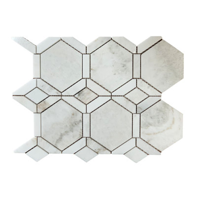 4" x 4" Marble Novelty Mosaic Wall & Floor Tile