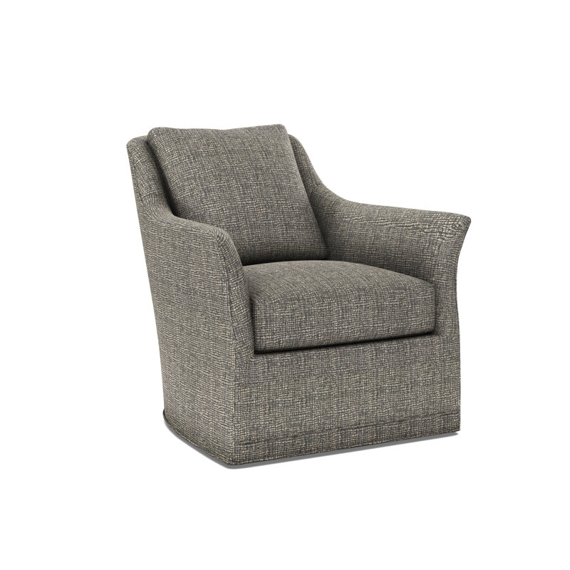 Arcadia Flared Arm Swivel Glider, Boundless Slate