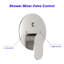 Pomme de douche à fixation au mur ronde double 10 po avec système de douche à main réglable multifonction-60199660