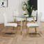 Table ronde en verre de style moderne-121032526-121032528