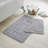 2 Piece Set Rectangle/U-shaped Bath Mat-19840724