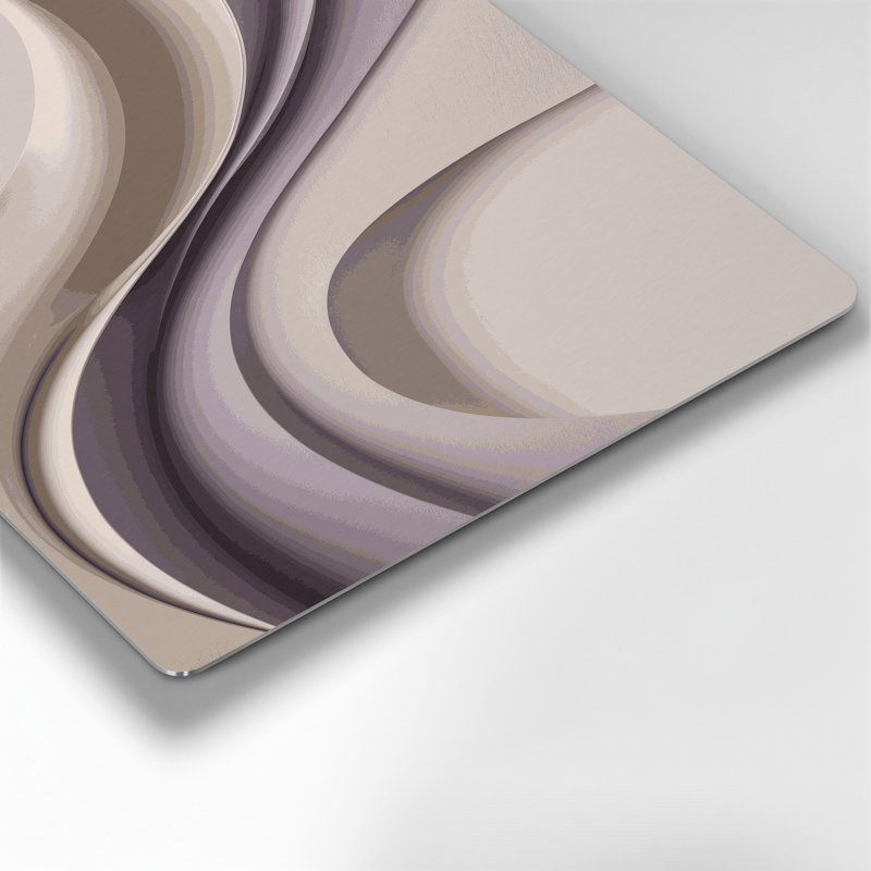 Minimalisme 84, art mural gris en métal, 11" H x 14" W