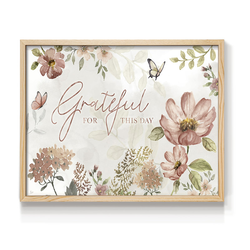 Summers Grateful - Impression encadrée - Restickable, H 22 po x l 28 po, Naturel