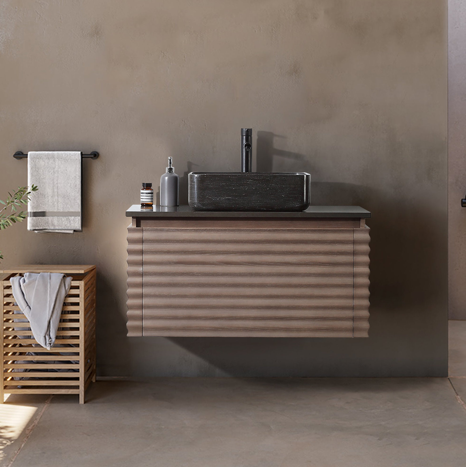 Jasmine 36'' Single Bathroom Vanity, Beige