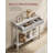 39.4" Console Table With 2 Drawers-869901311