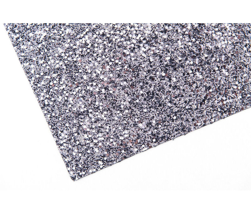 Graphite - Échantillon de papier peint scintillant véritable (format A6)