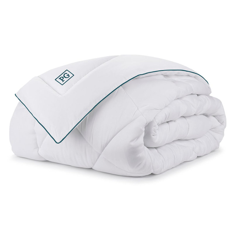 Full White Wool Down Alternative Mattress Topper