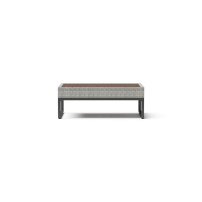 Sameko Outdoor 26X46 Coffee Table - Gray by Orren Ellis