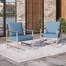 Chaise de patio avec coussins