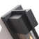 Tulsita Black 1 - Bulb 13" H Glass Outdoor Flush Mount Wall Lantern with Dusk to Dawn