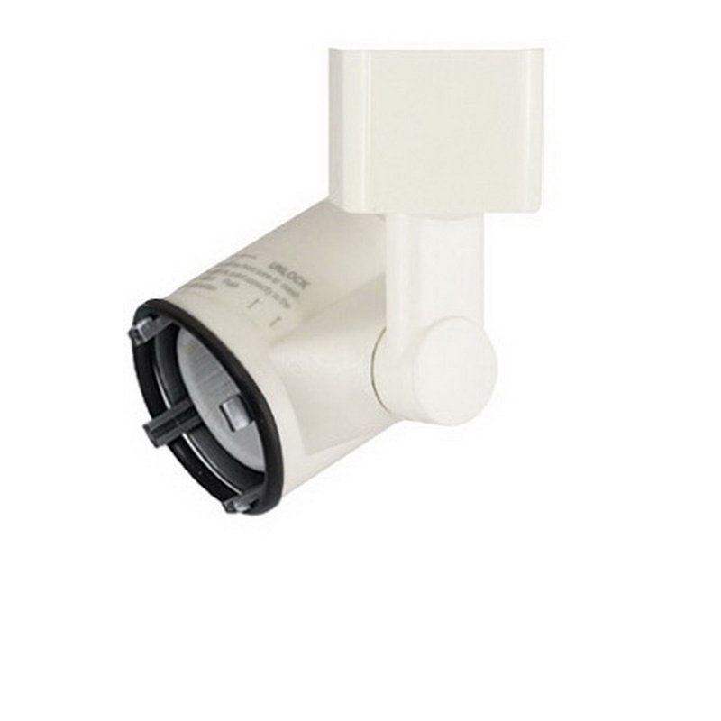 Adjustable Track Head, White