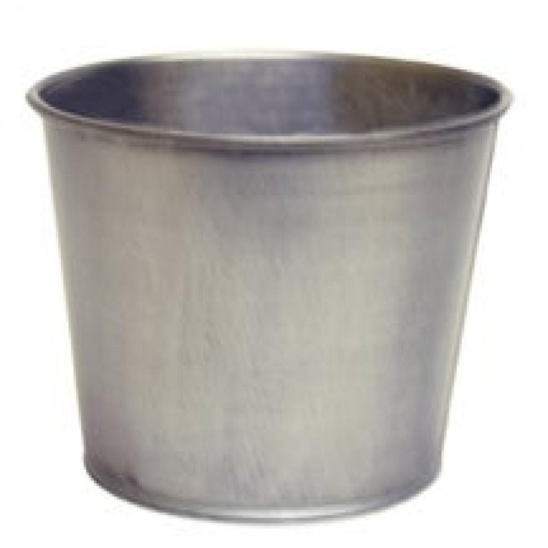 Titanium Painted Metal Bucket Planter