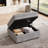 35" Wide Upholstered Seat Cushion Comfy Storage Down Ottoman-1108141125