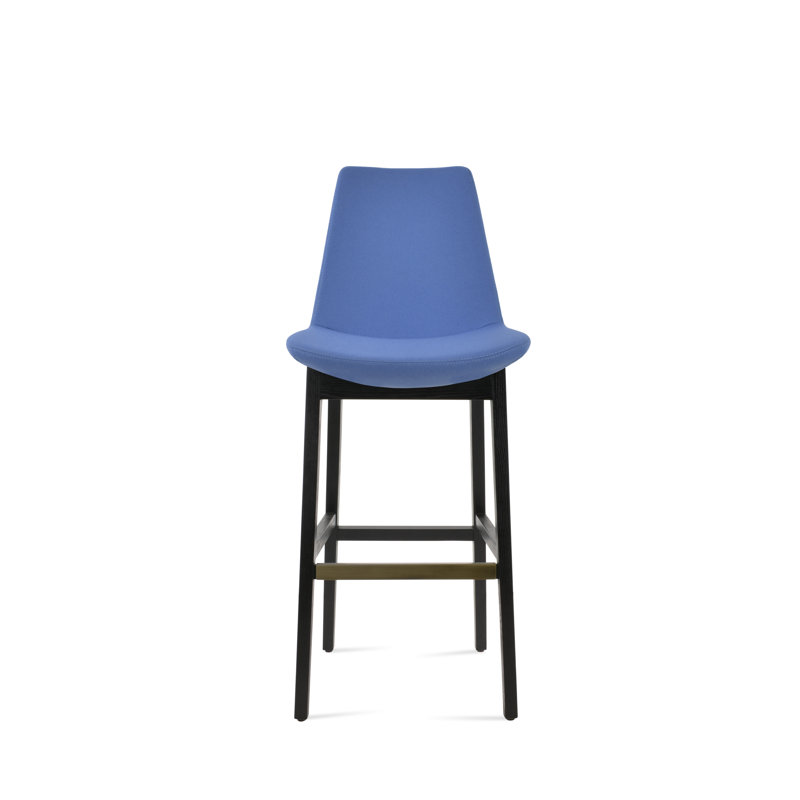 Tabouret Eiffel, Tabouret de bar (siège d'une hauteur de 29 po), Bleu ciel / laine