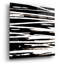  «Streaking Paths 3» par Alonzo Saunders, art mural en verre acrylique, 36 po x 36 po