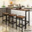 Counter Height Extra Long Dining Table Set-578097850