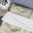 Brown And Grey Floral Paisley Polyester Damask Duvet Cover-1671777670