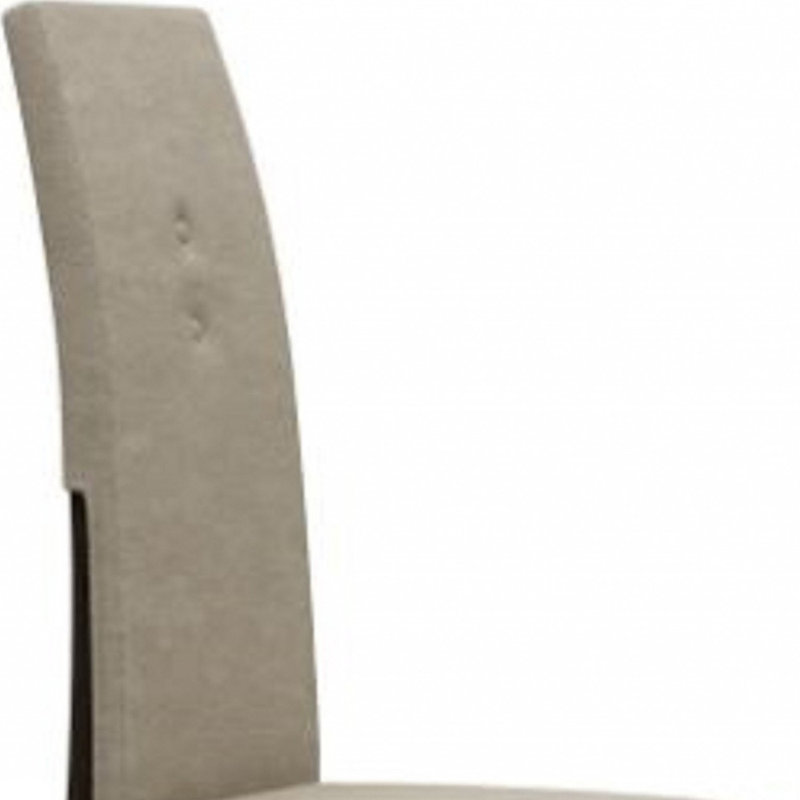 Darihanna Brown And Espresso Upholstered Microfiber Dining Side Chairs