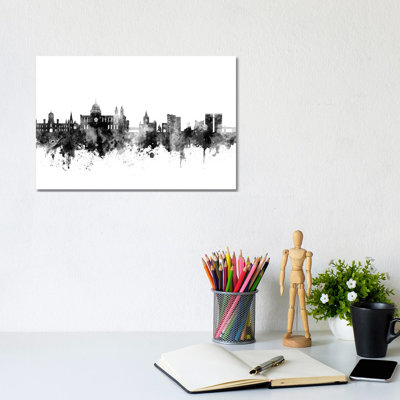 Galway, Ireland In Black & White by Michael Tompsett - Wrapped Canvas Gallery-Wrapped Canvas Giclée