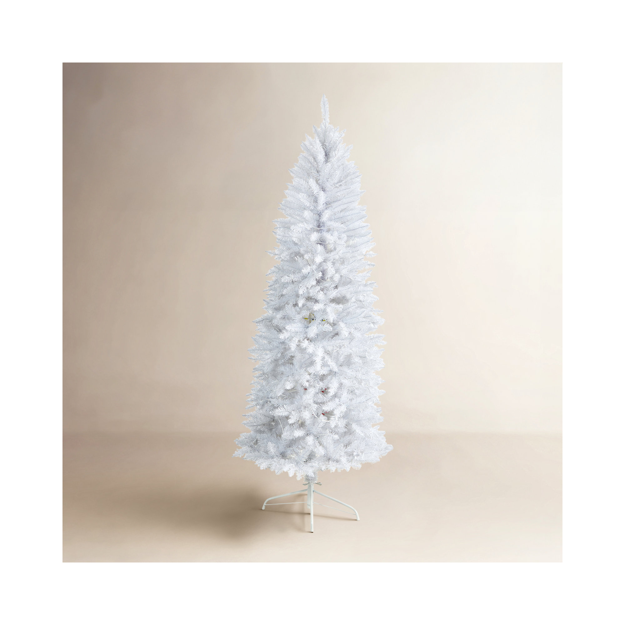 Lighted Artificial Fir Christmas Tree, 6'