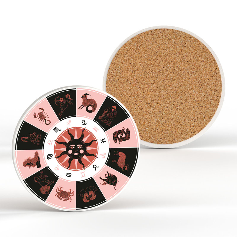 Kana Ceramic Round 1 Piece Coaster