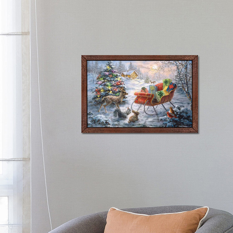 Michelle Matthews - Print on Canvas, 101.6 cm H x 66.04 cm W x 4.445 cm D, Brown Framed