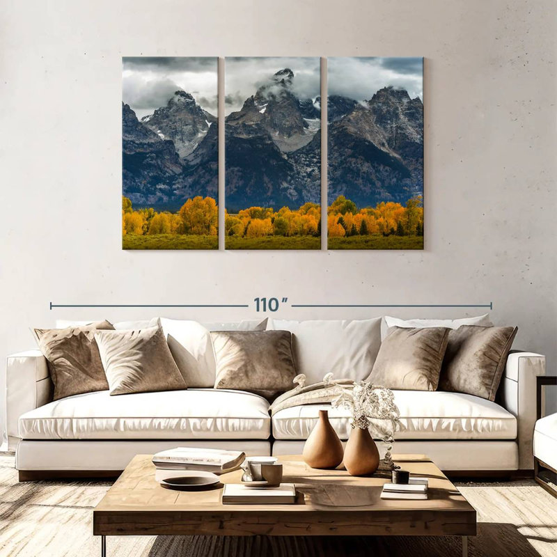 Alvord à couper le souffle Grand Teton, H 48 po x l 74 po
