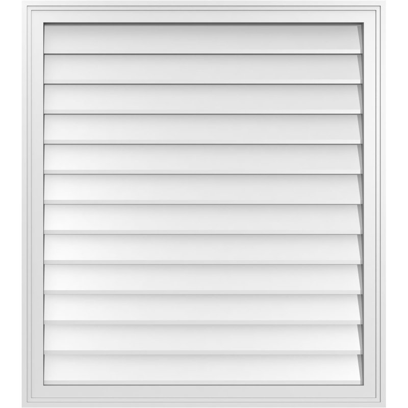 Cadre en brique, brun clair apprêté, H 38 po x l 34 po x P 1,5 po