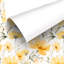 Rouleau de papier peint floral jaune