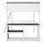 Queen Size Loft Bed With Desk, Open Shelf And A Storage Box, USB Charging Station, Loft Bed With Safety Guard & Ladder