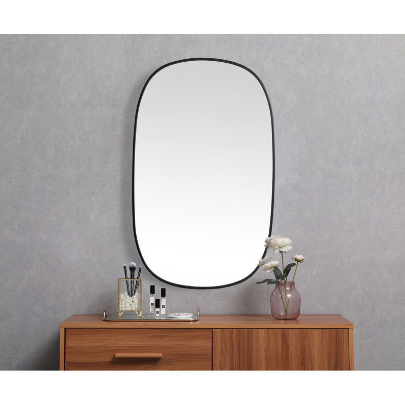 Miroir Bertin, Noir, noir, noir, noir, 48 po x 30 po 