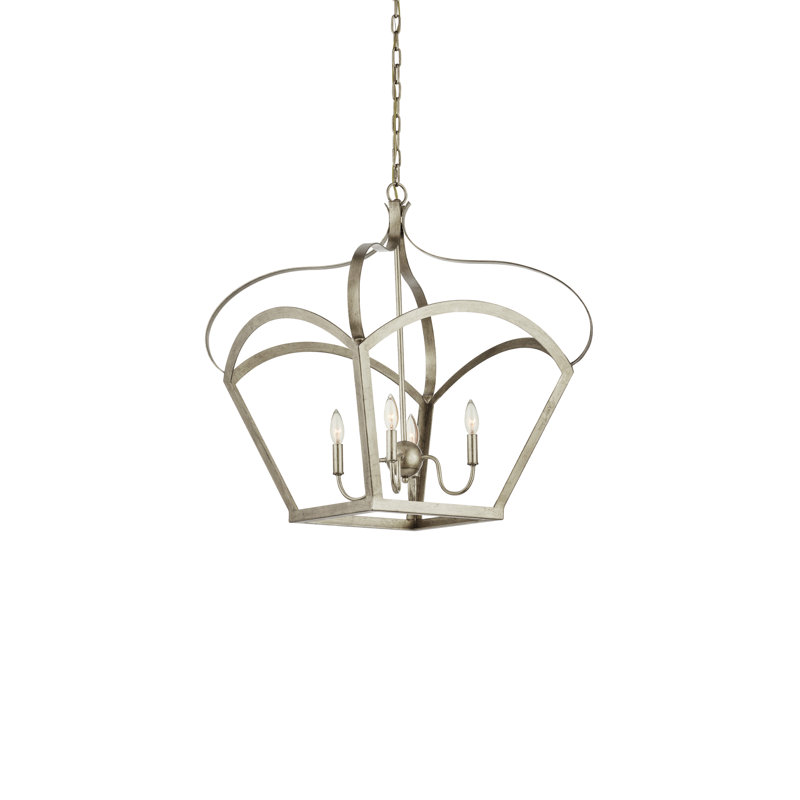 Coronet 4 - Light LED Chandelier, Champagne