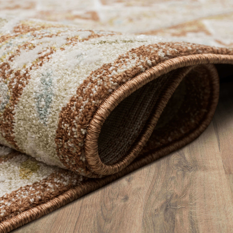 Tapis d'intérieur en terre cuite Windermere Karastan Staveley, Rectangle 10 pi x 14 pi