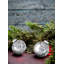 Ensemble de 12 boules décoratives argentées