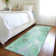 Machine Washable Indoor/Outdoor Xhevrie Seafoam Rug