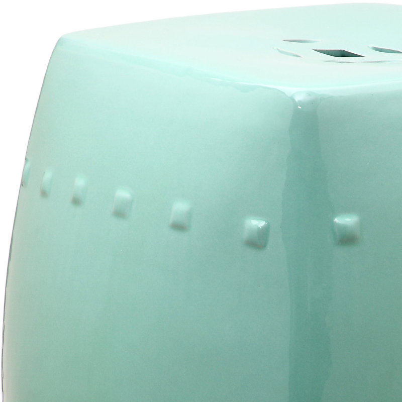 Tabouret de jardin Knudson, Bleu pâle