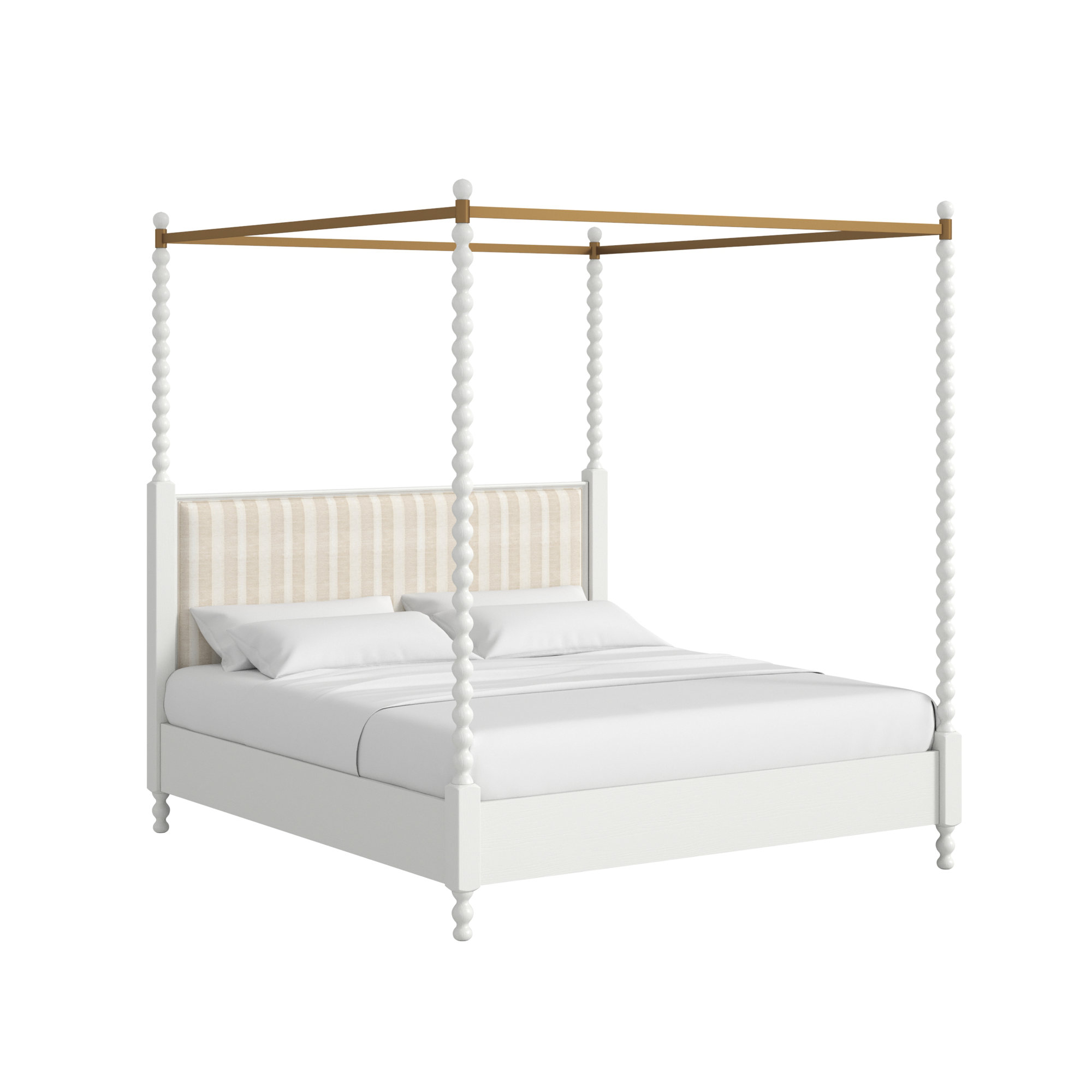 Haven Uph Canopy Poster Bed, Queen