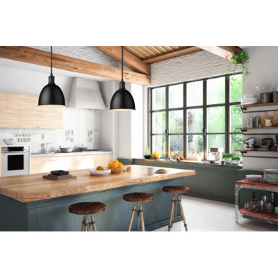 Waldon 1-Light Dimmable Single Pendant 