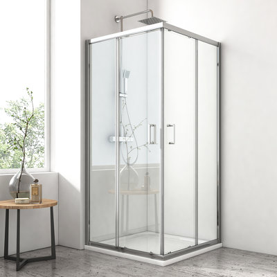 Corner Rectangular Shower Enclosure - 1950 x 1000 mm
