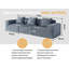 Canapé modulaire modulaire