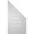 Half Peaked Left Surface Mount Signature Urethane Functional Gable Vent 12/12 Pitch, Primed Tan-101726036