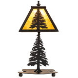 Rustic Lodge Table Lamp