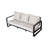 Cool And Coffee Table - Beige Cushions, Brown Touch Strong Aluminum For A Stylish Nursery Fashionable With Accents Home Patio