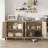 70" Rattan Buffet Cabinet With Storage