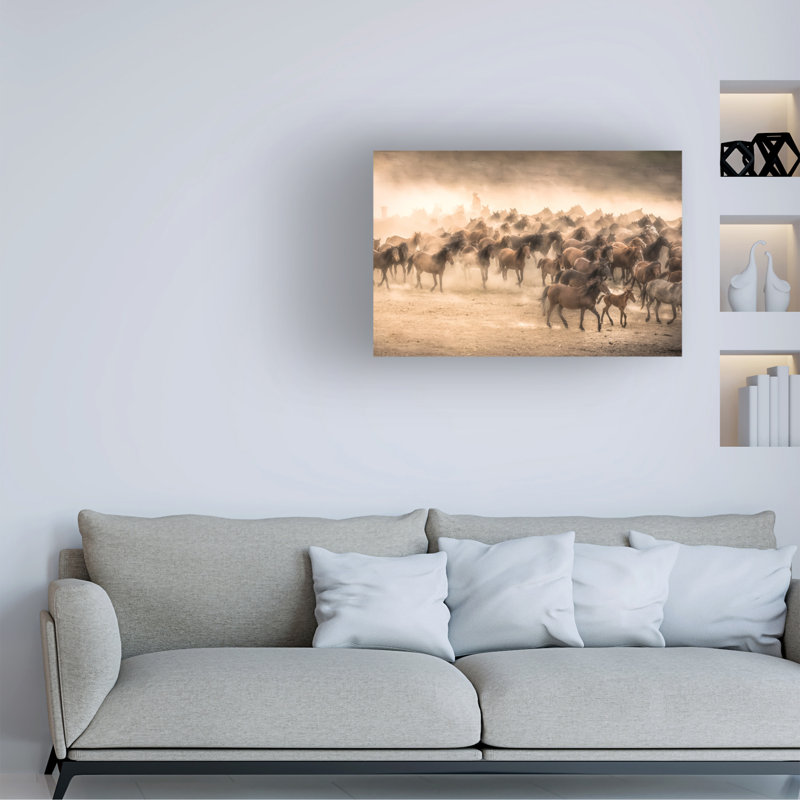 Art sur toile Tunc Tuncel YILKI, H 16 po x l 24 po