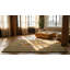 Hooked Small Scatter Size Antique American Wool 1930s Rug