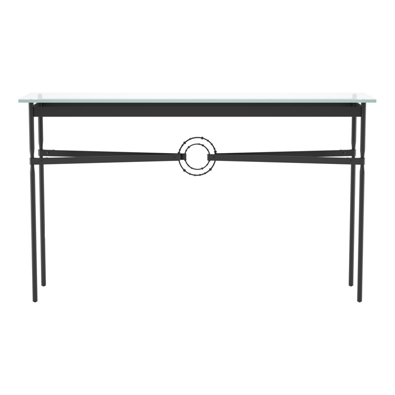 Console Equus, Bronze, Noir, Cuir noir