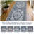 Area Rug 8x10 Washable Rug Stain Resistant Distressed Mat Indoor Foldable Thin Throw Bedroom Oriental Medallion Floral Non Slip Carpet for Living Room Dining Room Office, Blue-1256807174-1256807192