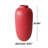 Cole and Grey Ceramic Floor Red Decorative Vase