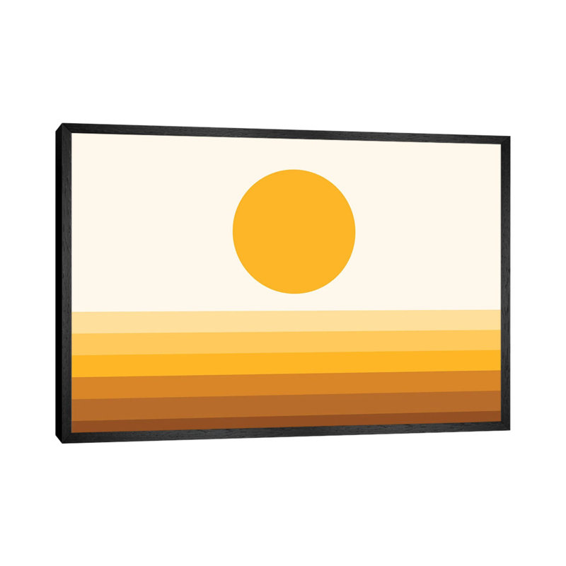 Print on Canvas, Black Framed, 66.04 cm H x 101.6 cm W